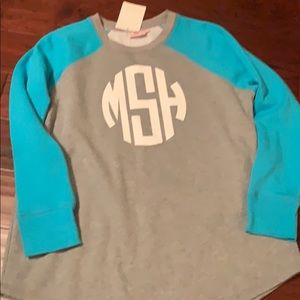 NWT Marleylilly women’s sweatshirt w monogram